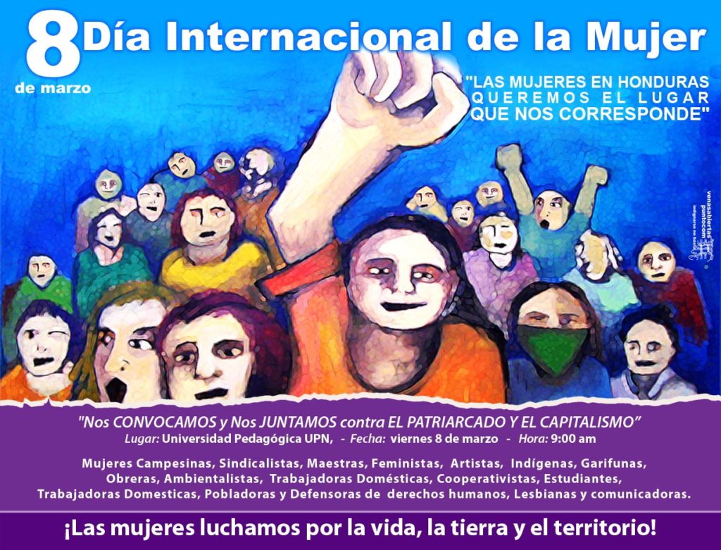Honduras : movilizacion del 8 de marzo